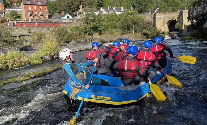 Rafting in Llangollen